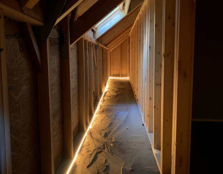 Are there any arguments against LED strings for crawlspace lighting?