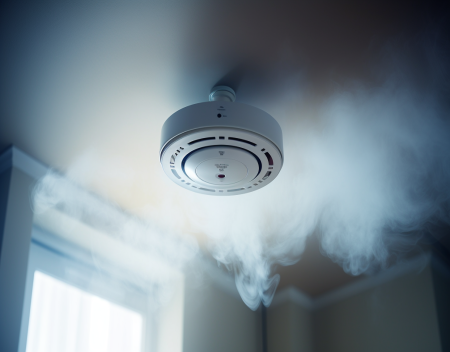 Fire - smoke detectors with email notifications
