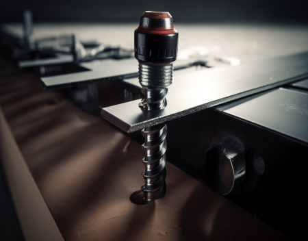 How can I make self-tapping sheet metal screws go into metal studs more easily?