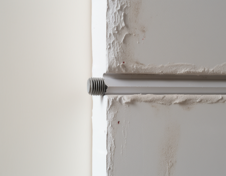 How much weight can a large screw safely hold in a ceiling plasterboard?