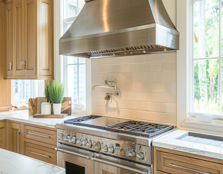 Is having a gas stove with a recirculating hood a bad idea?