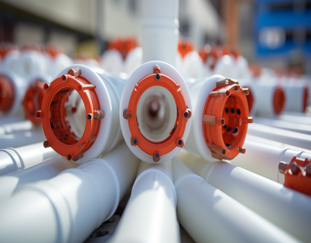 Is Schedule 80 PVC pipe suitable for water main connections?