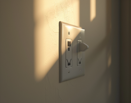 Remove outlet from light switch that controls recessed lighting