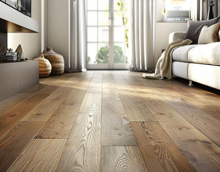 Should I consider washer rows in my 1-1 - 2” x 3 - 4” T&G red oak hardwood flooring layout?