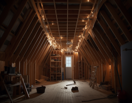 Splicing electric in attic properly