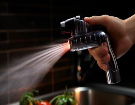 What do I use to cap a kitchen sink sprayer hose?