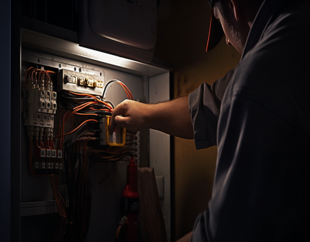 What is a rough-in inspection?